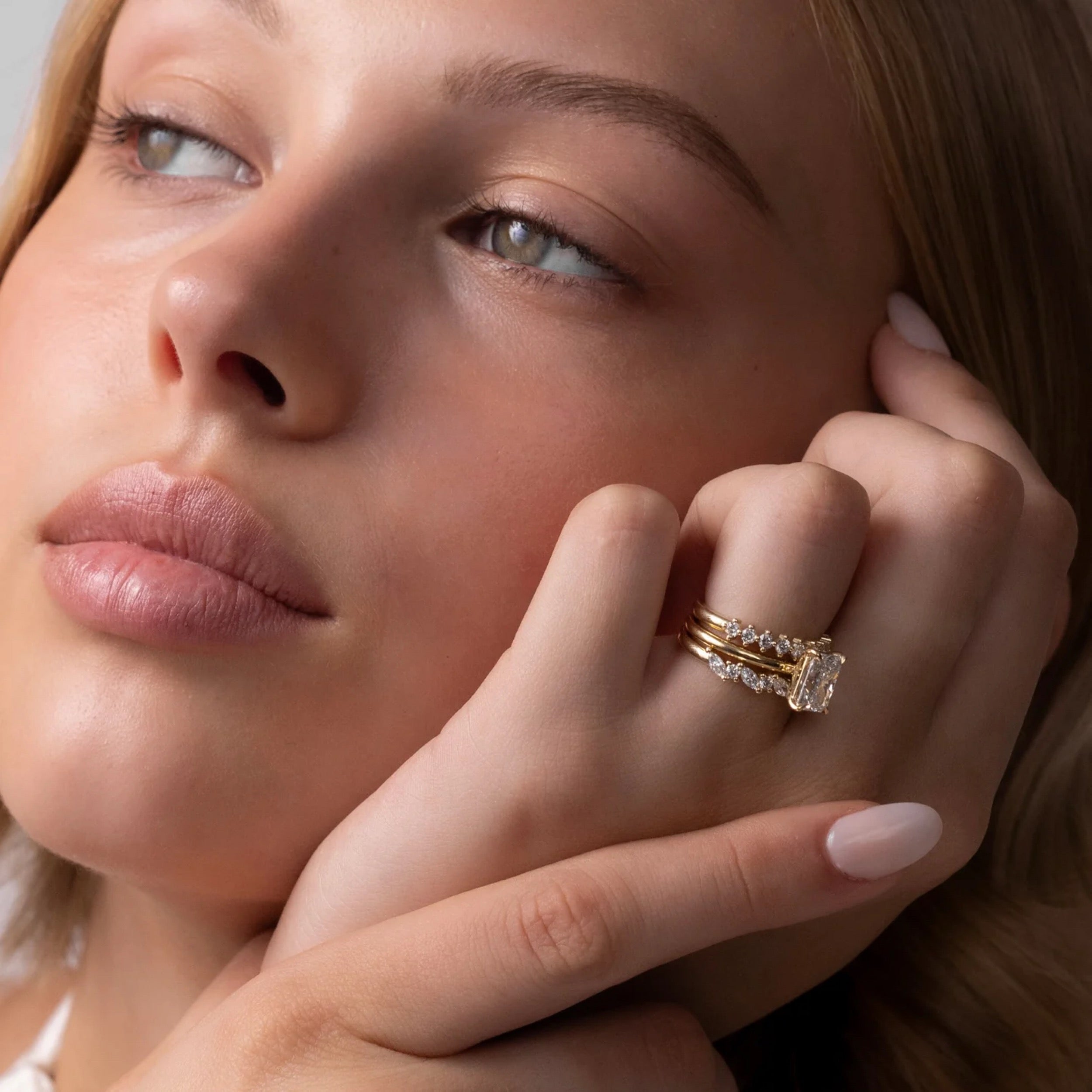 0.4 TCW Round Diamond Pave Wedding Band