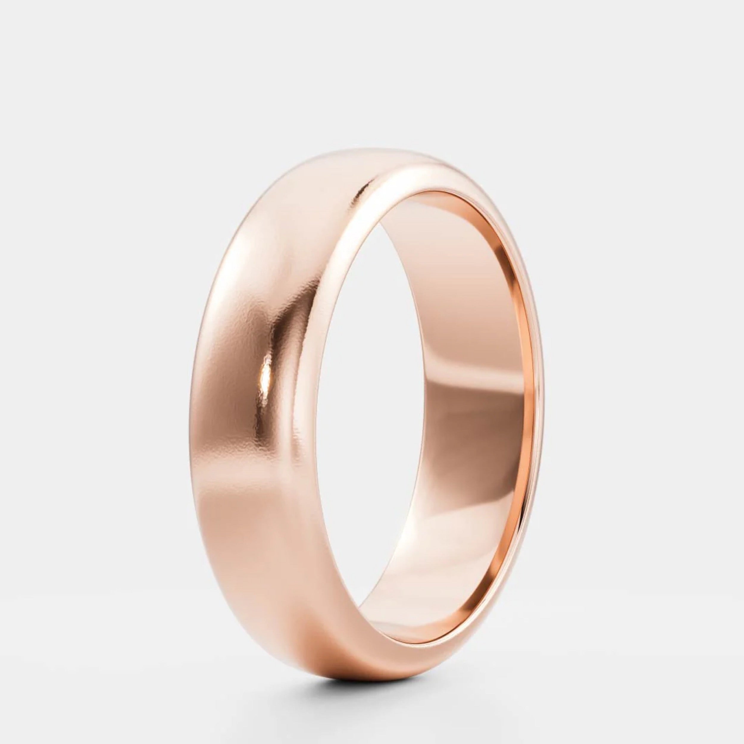 Classic Men's Brushed Comfort Fit Wedding Band