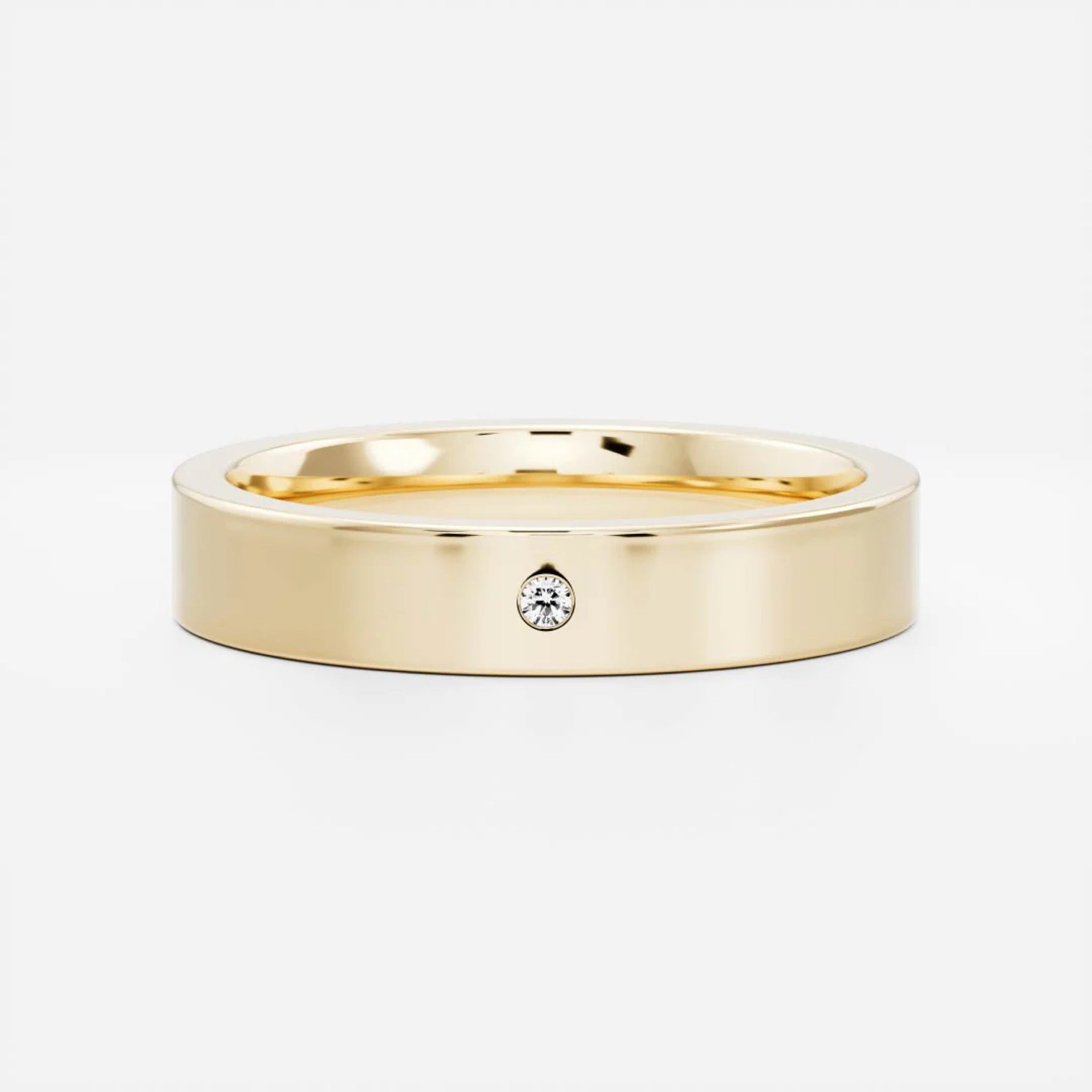 Classic Men's Flush Wedding Band