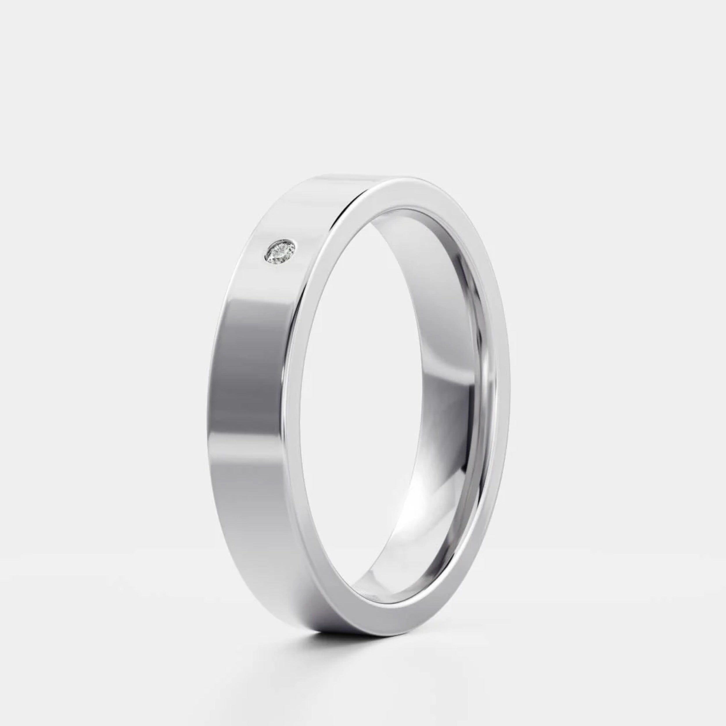 Classic Men's Flush Wedding Band