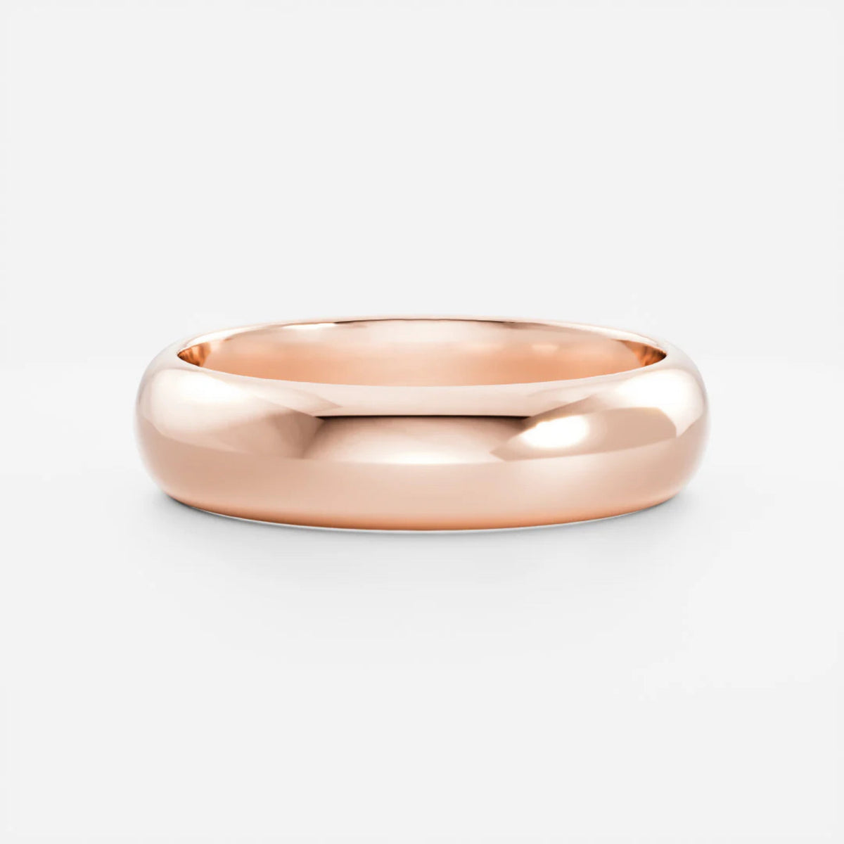 Men's Domed Wedding Band