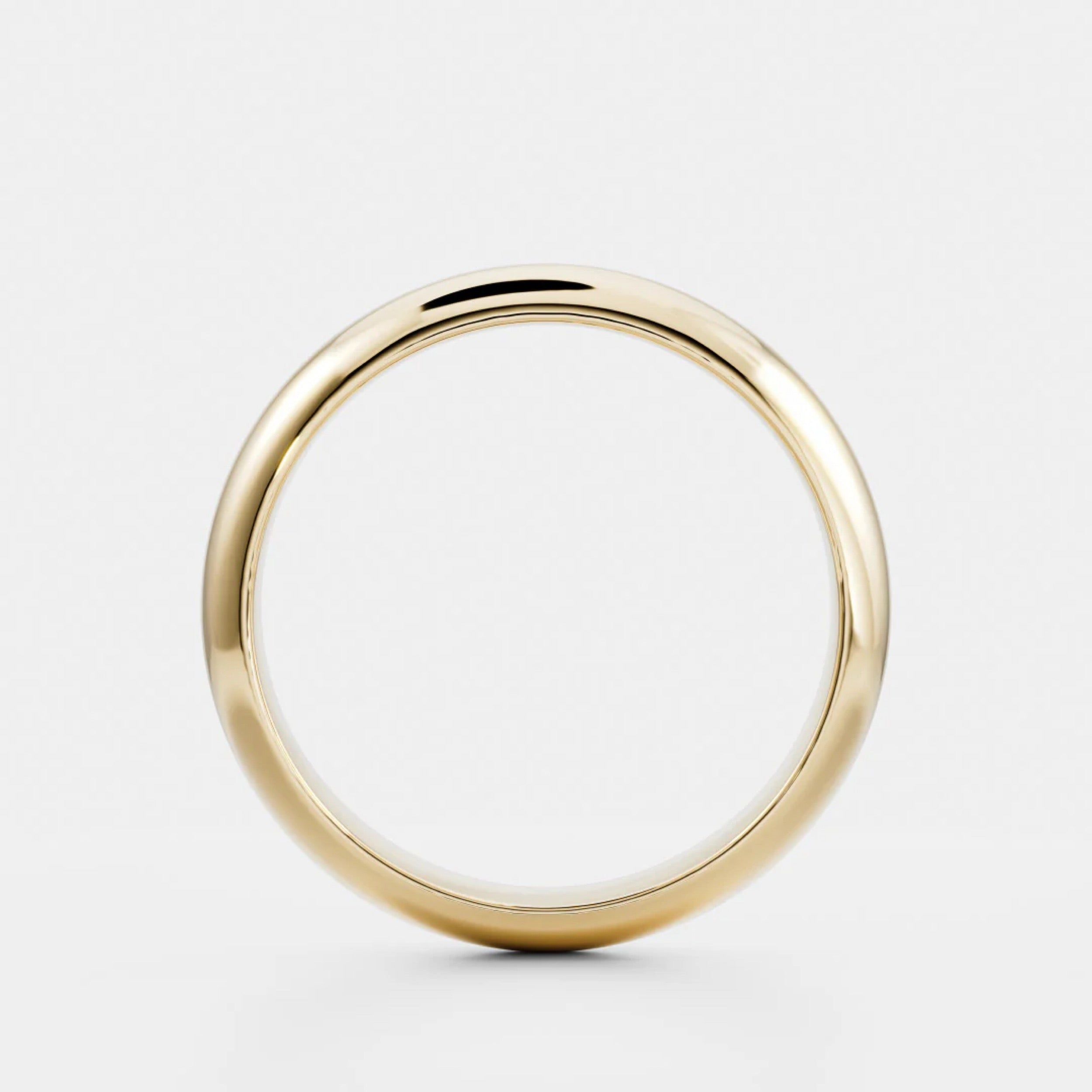 Men's Domed Wedding Band