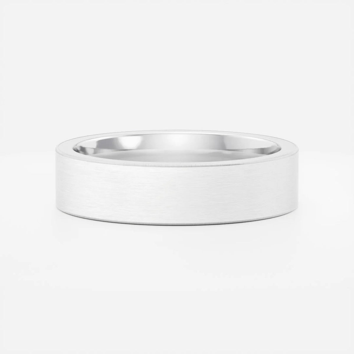 Men's Brushed Statement Wedding Band