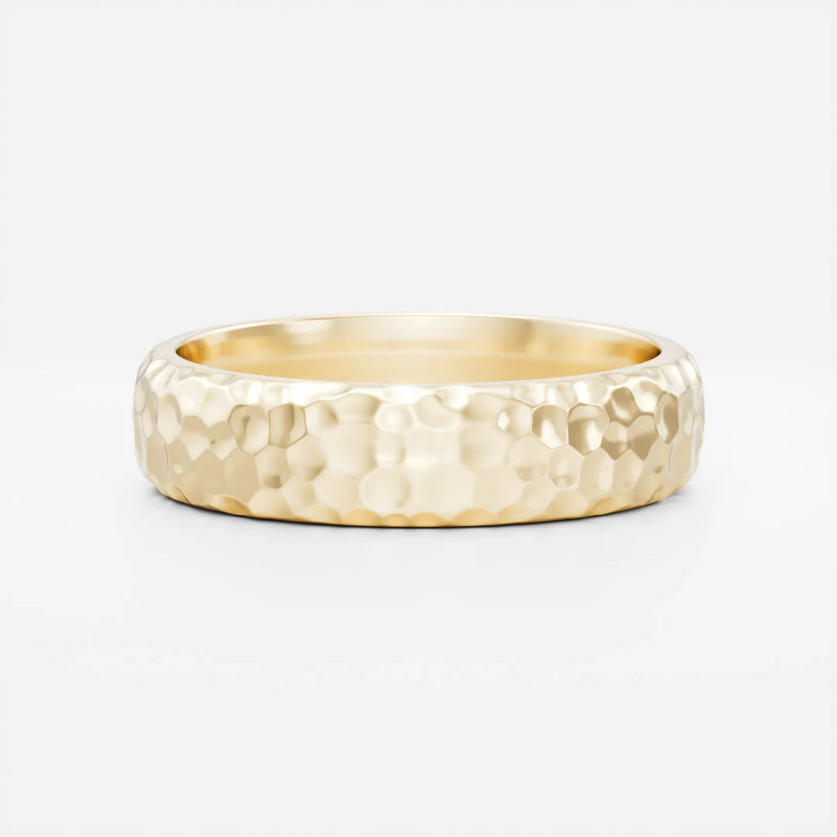 Men's Hammered Wedding Band