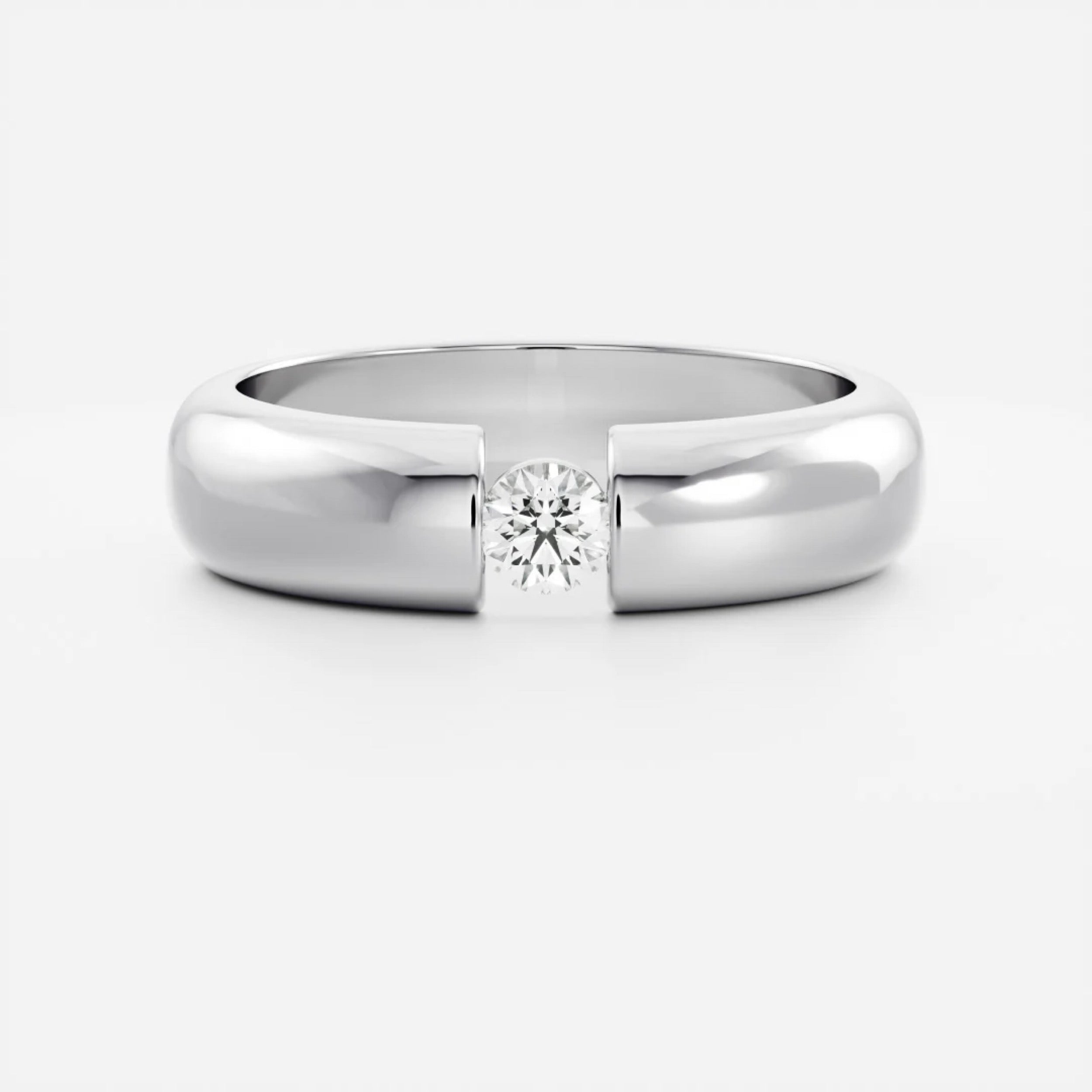 Classic Men's Tension Wedding Band