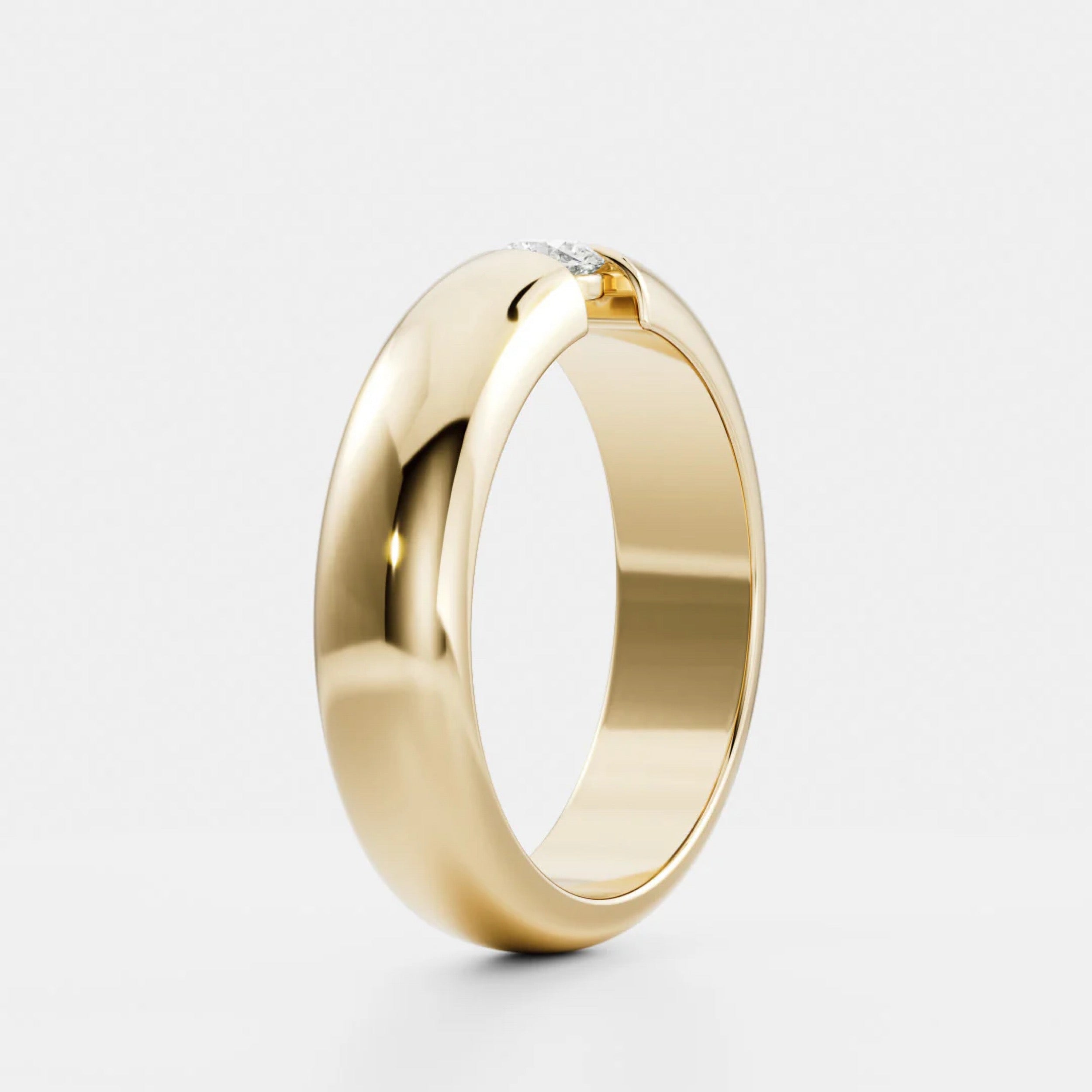 Classic Men's Tension Wedding Band