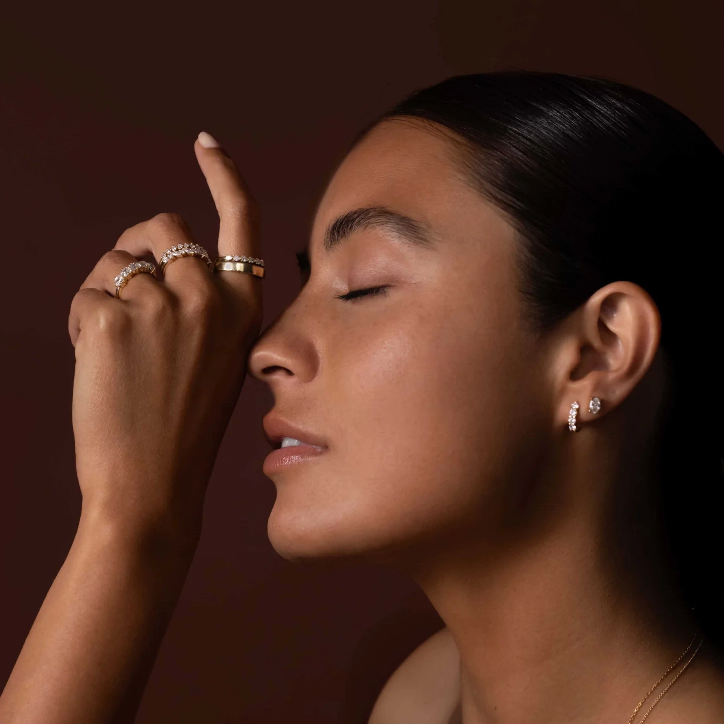 Classic Brushed Statement Wedding Band