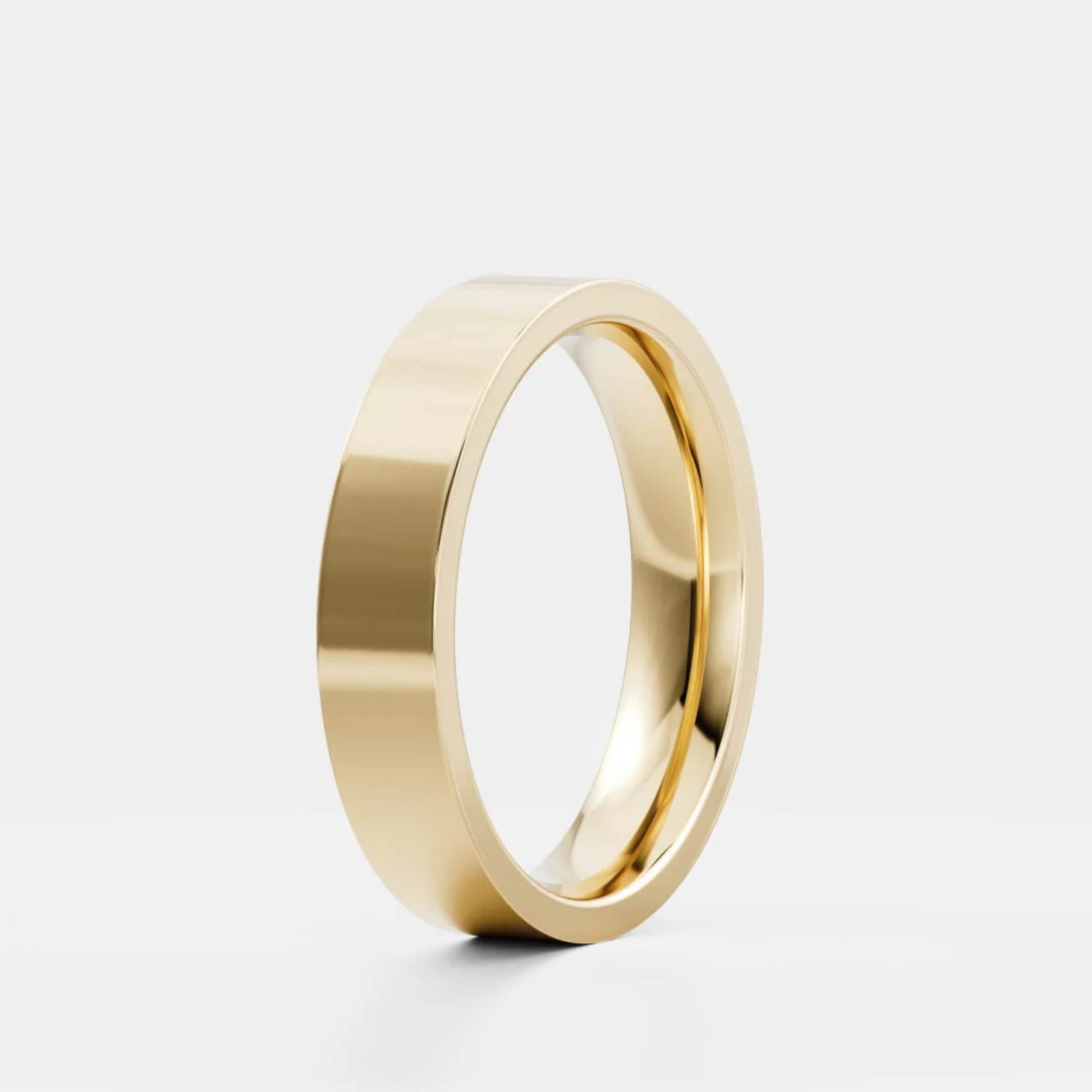Classic Brushed Statement Wedding Band