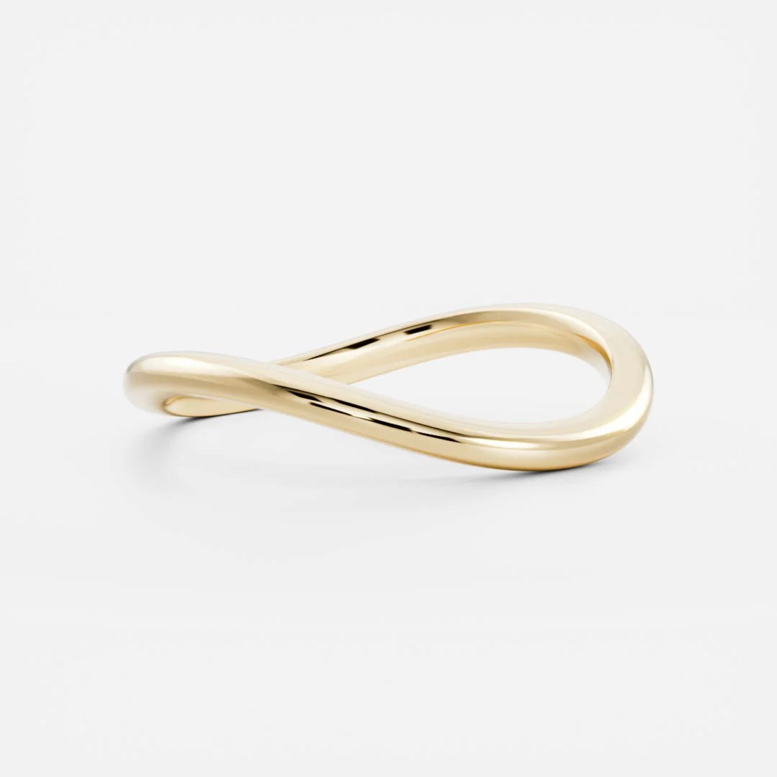 Plain Contour Wedding Band