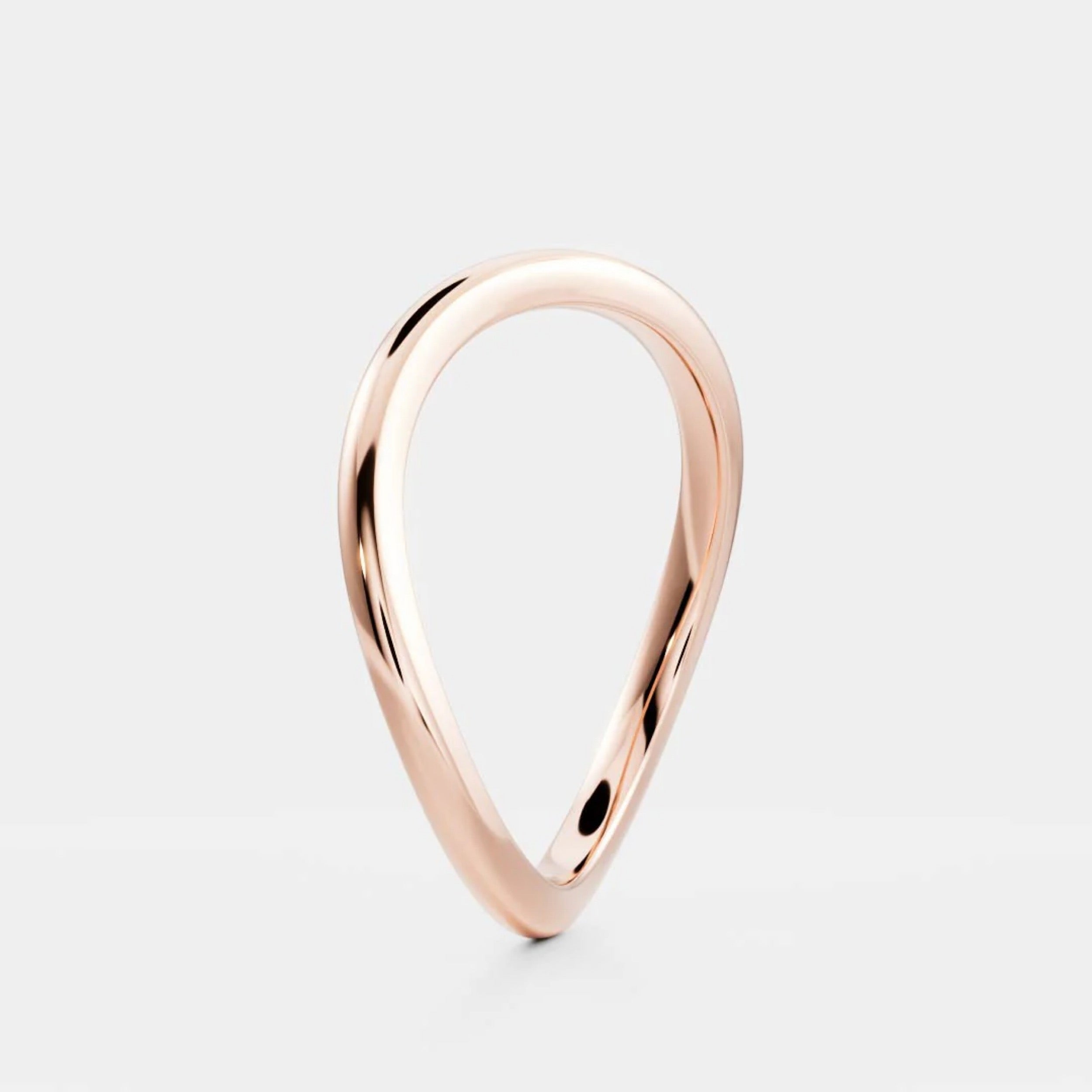 Plain Contour Wedding Band