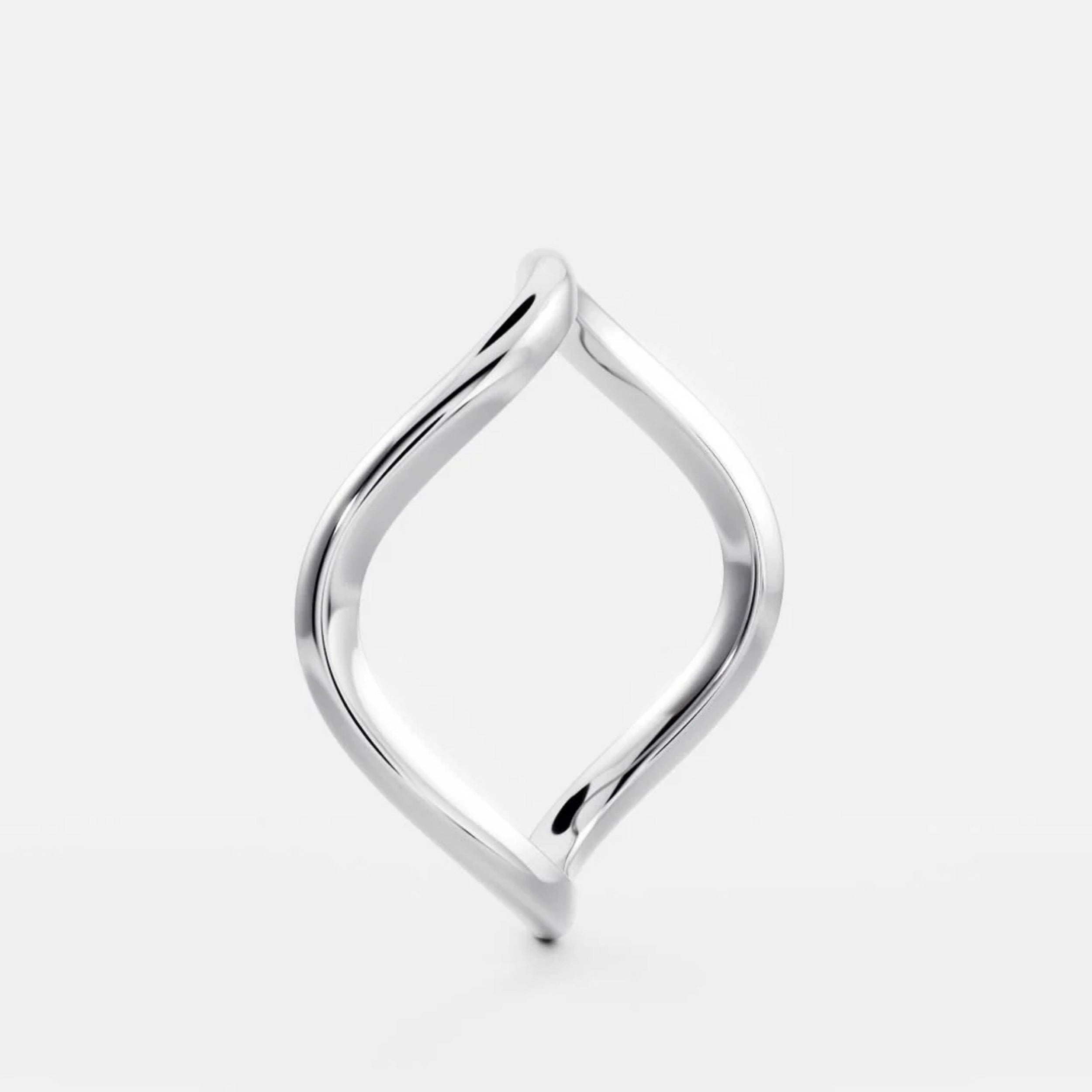 Plain Curved Wedding Band