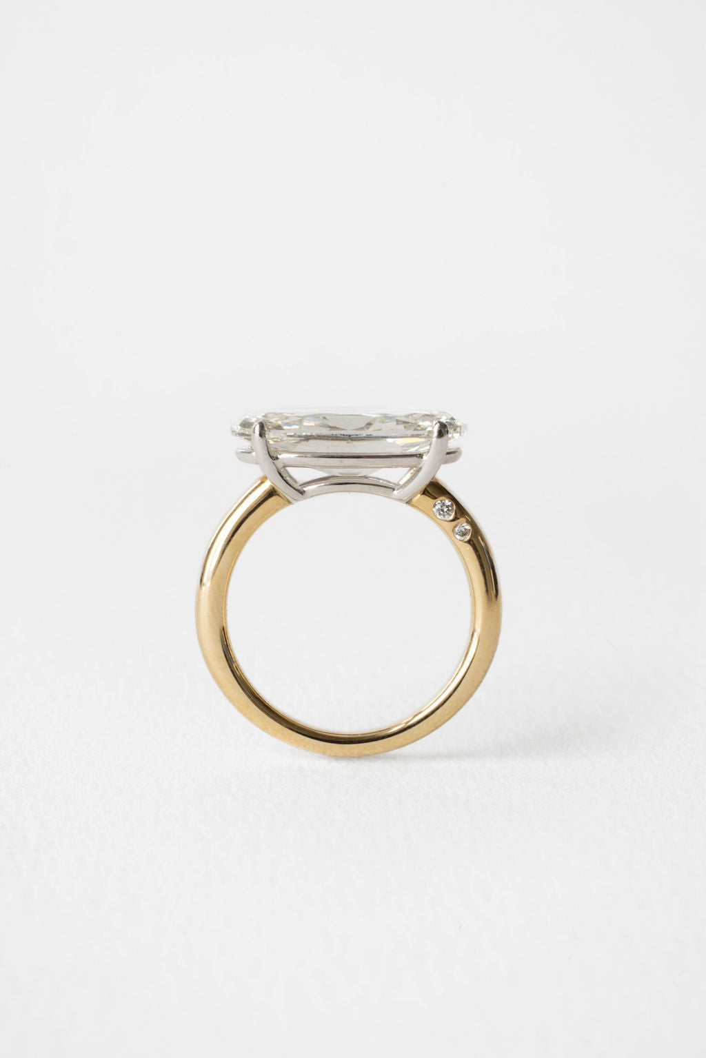 4.55 CT Oval Cut Solitaire Setting Moissanite Engagement Ring-Home Trial Ring for Anna