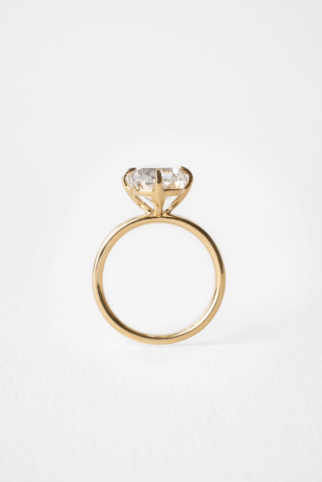 4.0 CT Elonagted Cushion CZ Diamond Engagement Ring- Home Trial Ring for Ashton