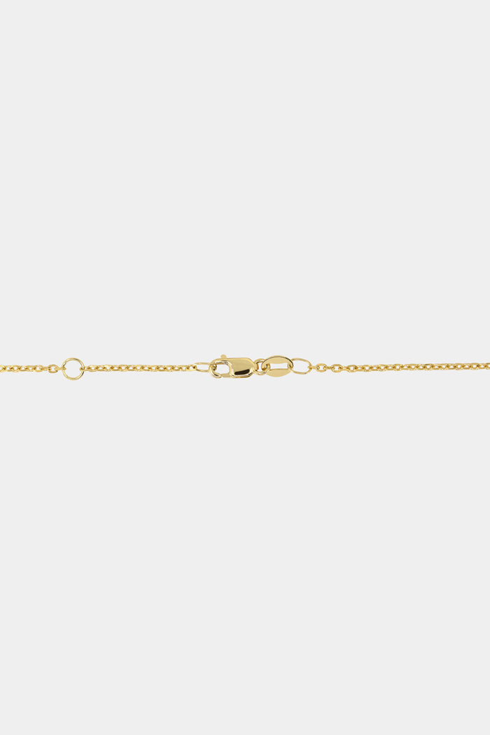 Pear Cut Lariant Style Moissanite Diamond Necklace