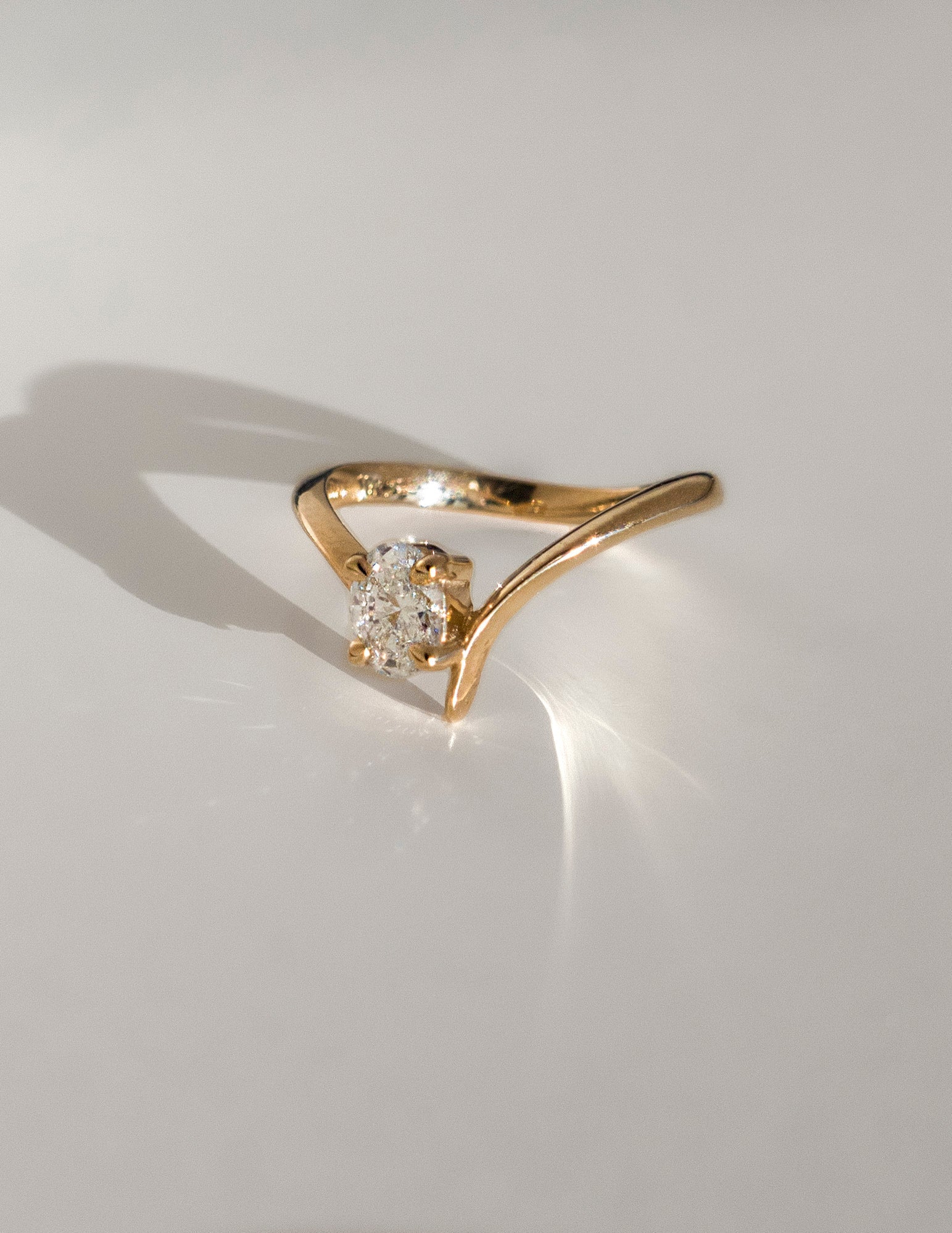 0.50 -1.50 CT Oval Shape CVD Diamond Solitaire Style  Engagement Ring