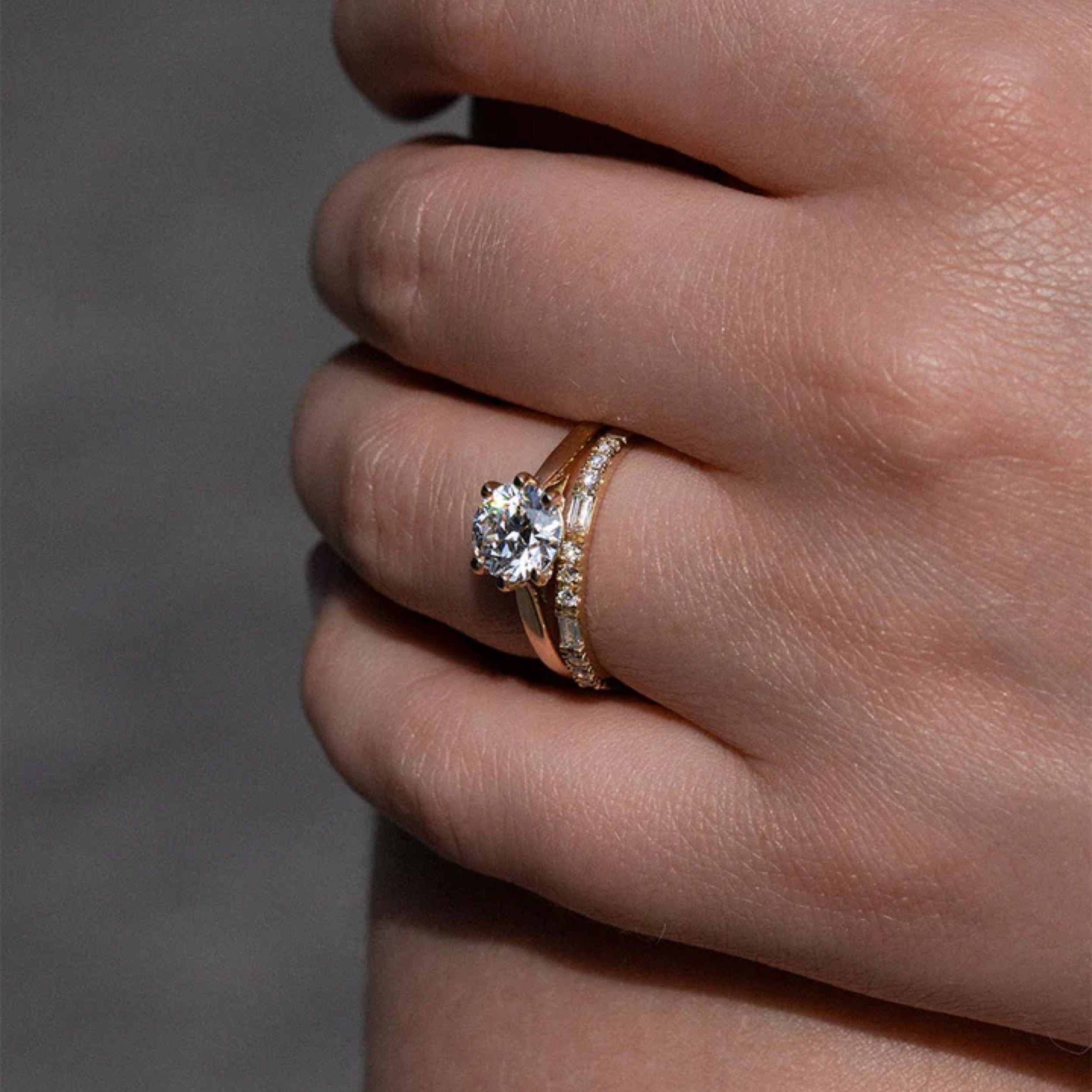 0.70 TCW Diamond Dual Cut Wedding Band