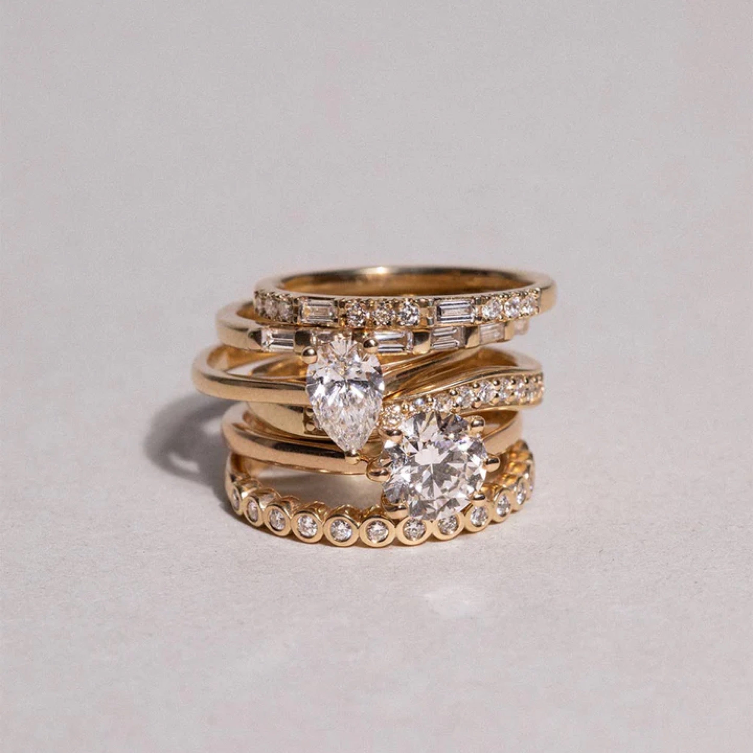 0.70 TCW Diamond Dual Cut Wedding Band