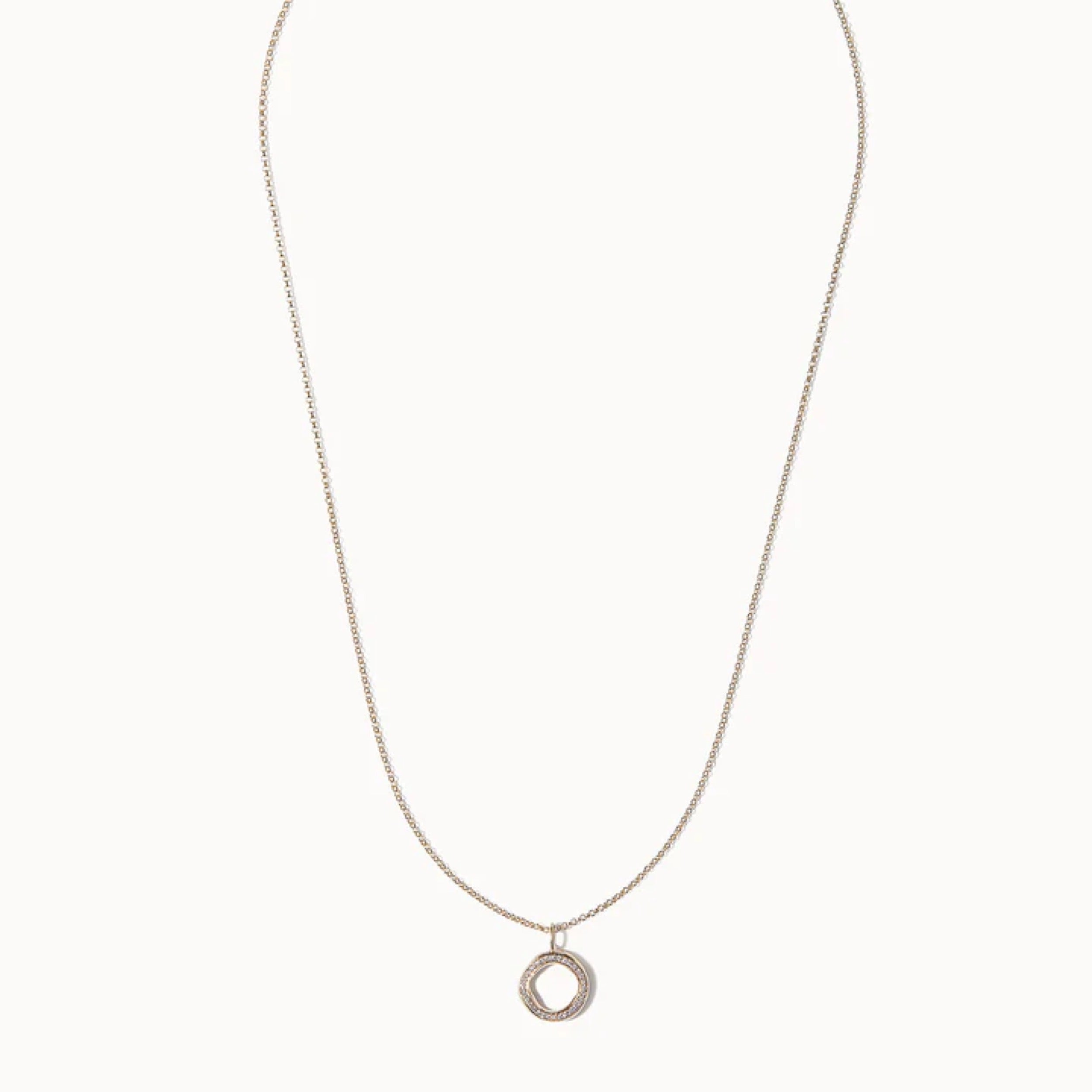 0.30 TCW Round F/VS Lab Grown Diamond circle Necklace