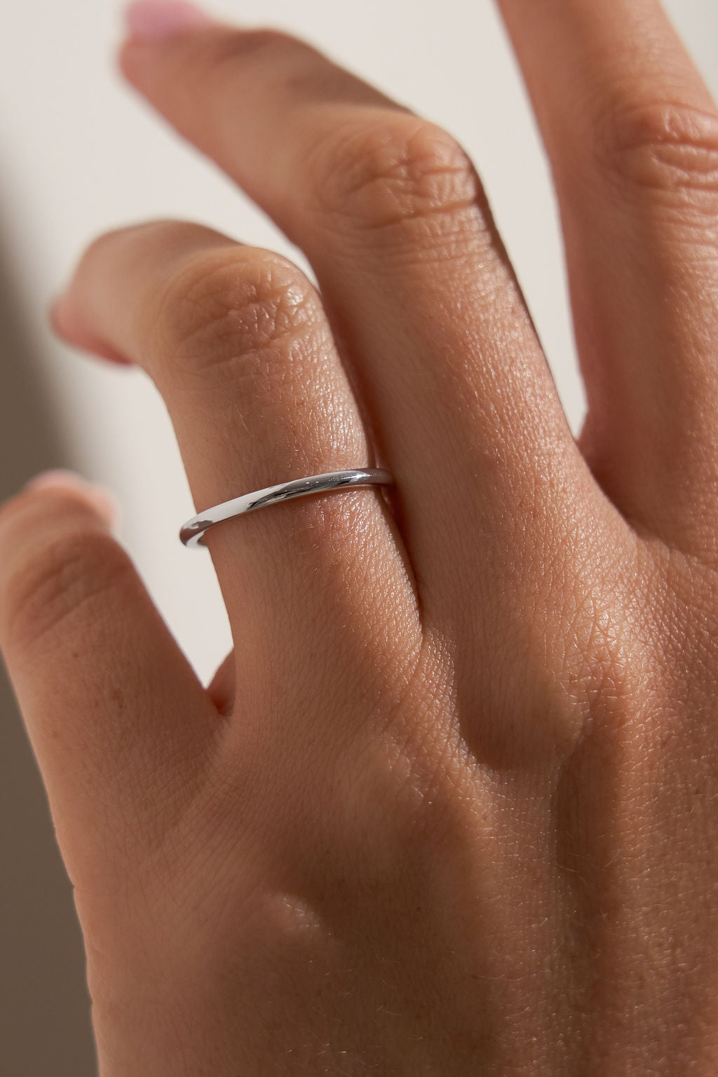 Plain Silver Wedding Band