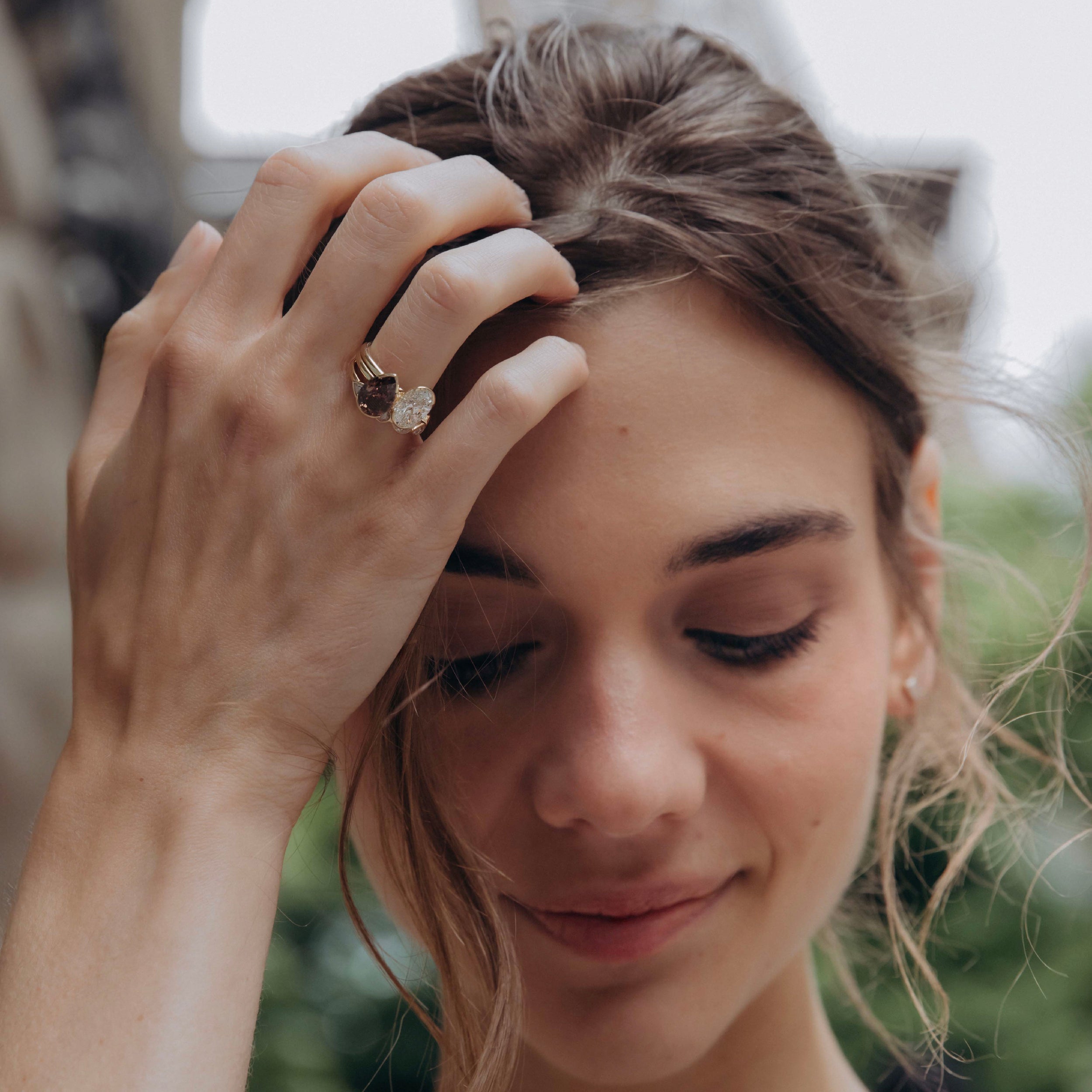 2.0 - 4.0 CT Oval Lab Grown Diamond Solitaire Engagement Ring