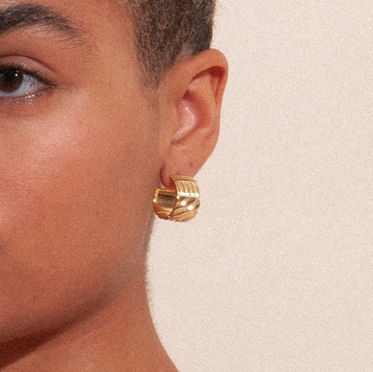 Plain Hoop Earrings