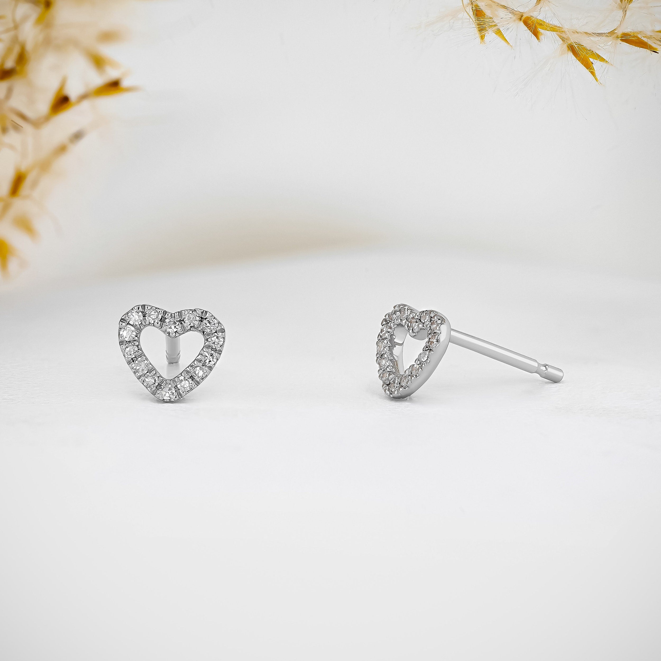 0.80 TCW Round Moissanite Diamond Stud Earrings - Camila Brown