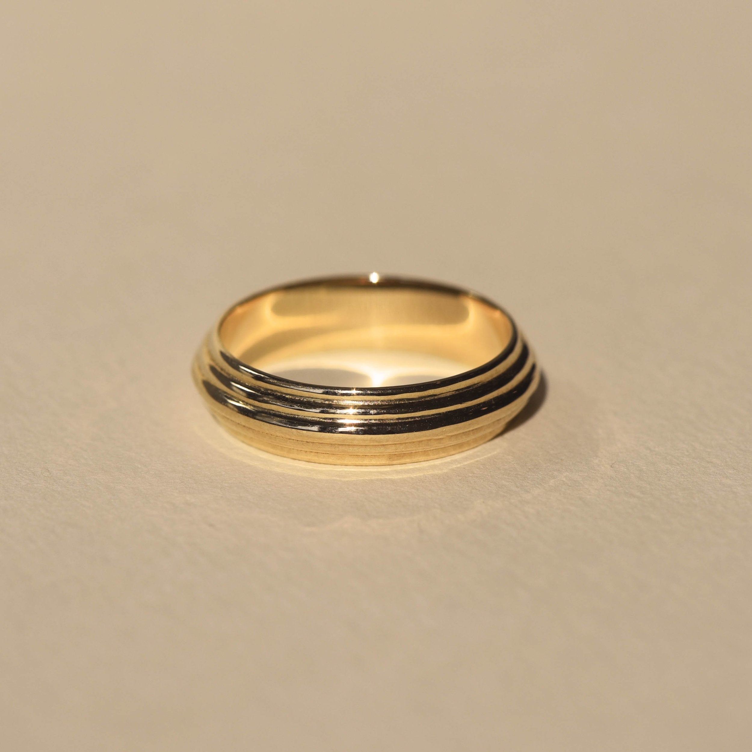 Wide Plain Wedding Band