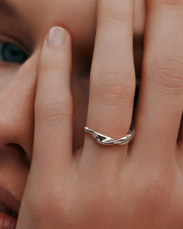 Plain Marine Wedding Band