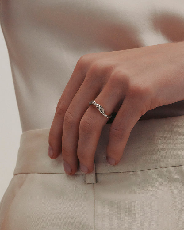 Plain Marine Wedding Band