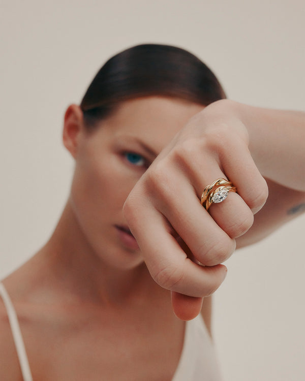 Plain Marine Wedding Band