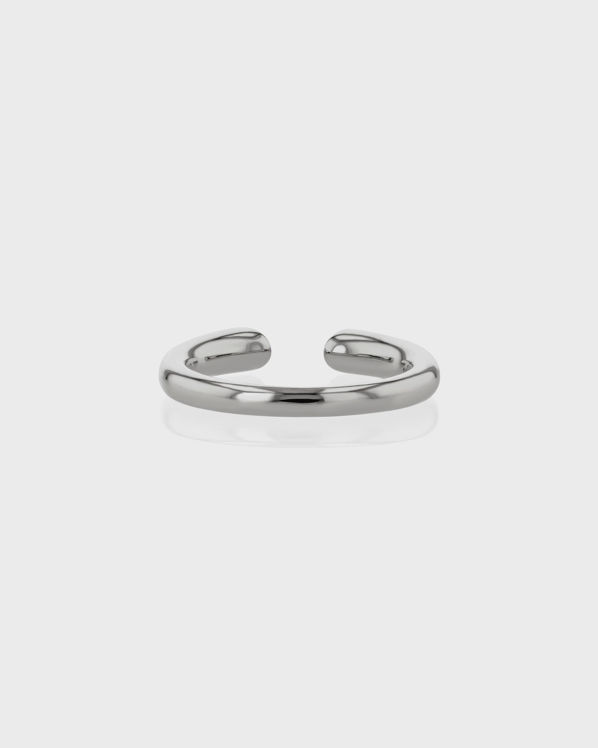 0.20 TCW Oval EF-VVS Diamond Open Wedding Band