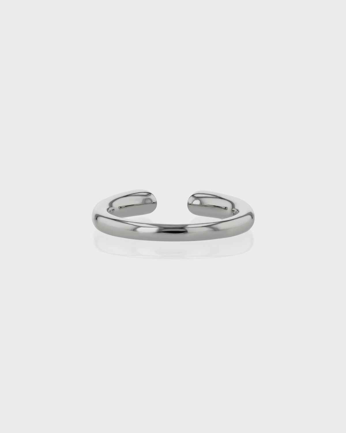 0.20 TCW Oval EF-VVS Diamond Open Wedding Band