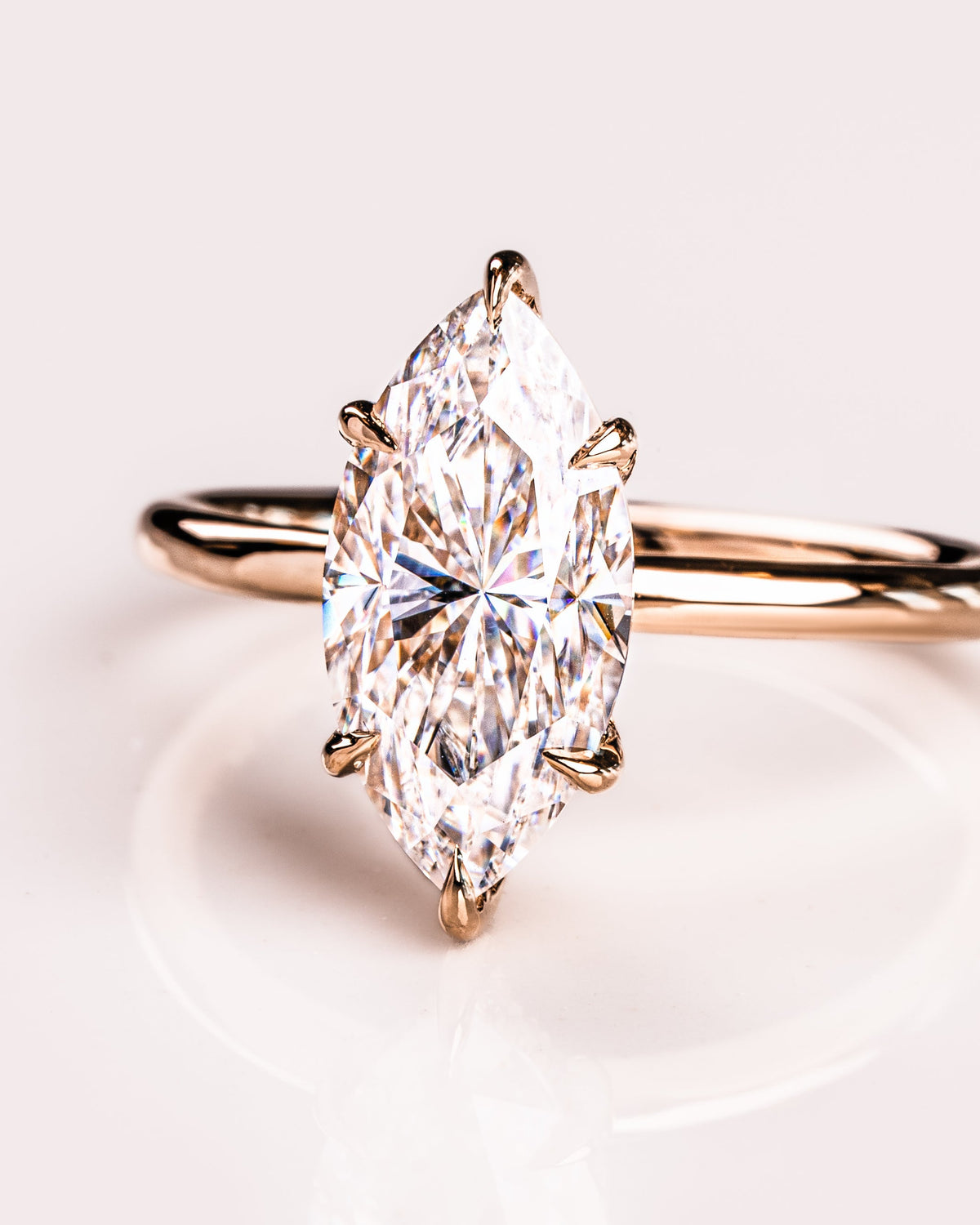 1.56 -3.56 CT Marquise E/VS2 CVD Diamond Hidden Halo Engagement Ring - Camila Brown