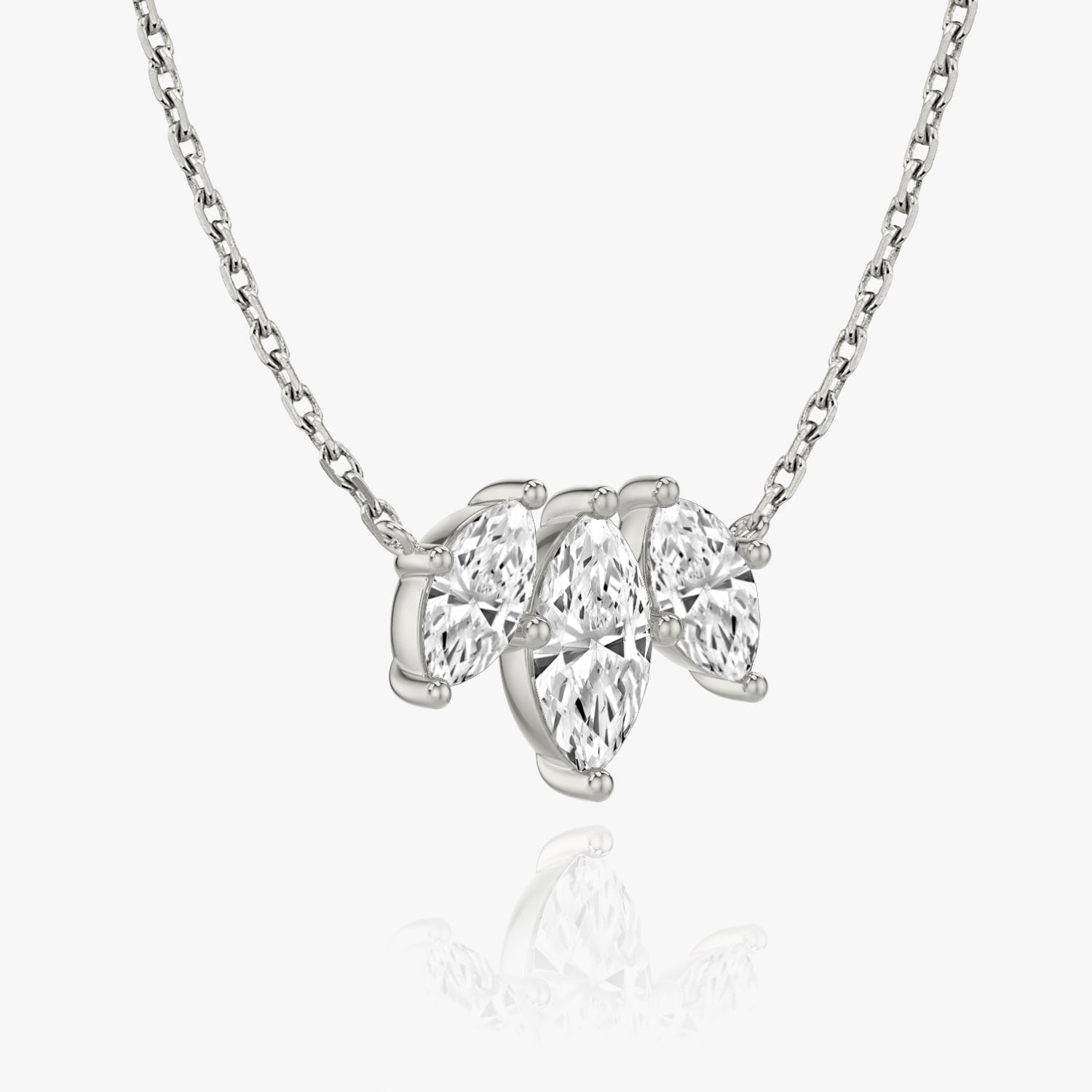 2.0 TCW Marquise F/VS Lab Grown Diamond Necklace - Camila Brown