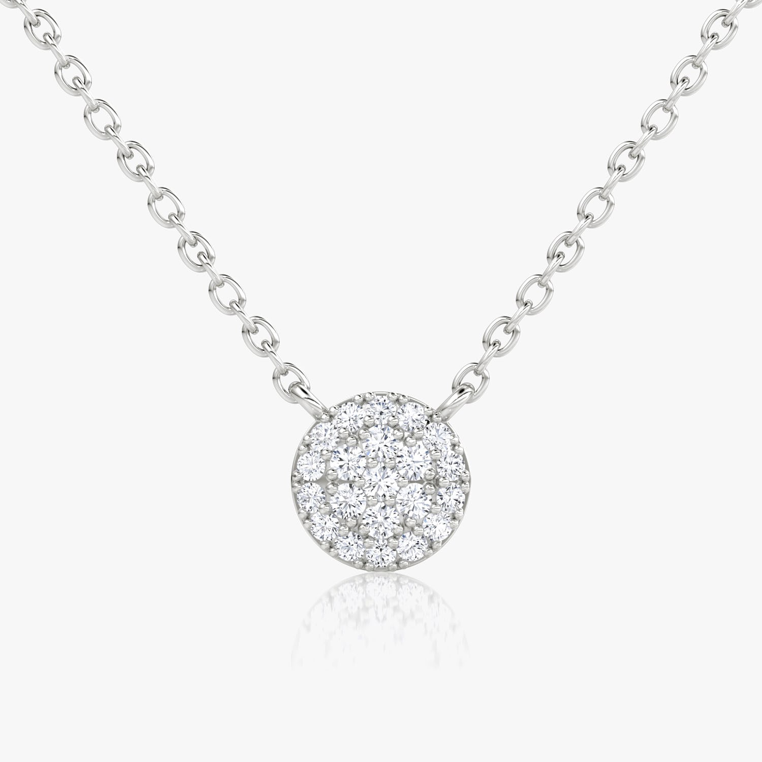 0.12 TCW Round F/VS Lab Grown Diamond Necklace - Camila Brown