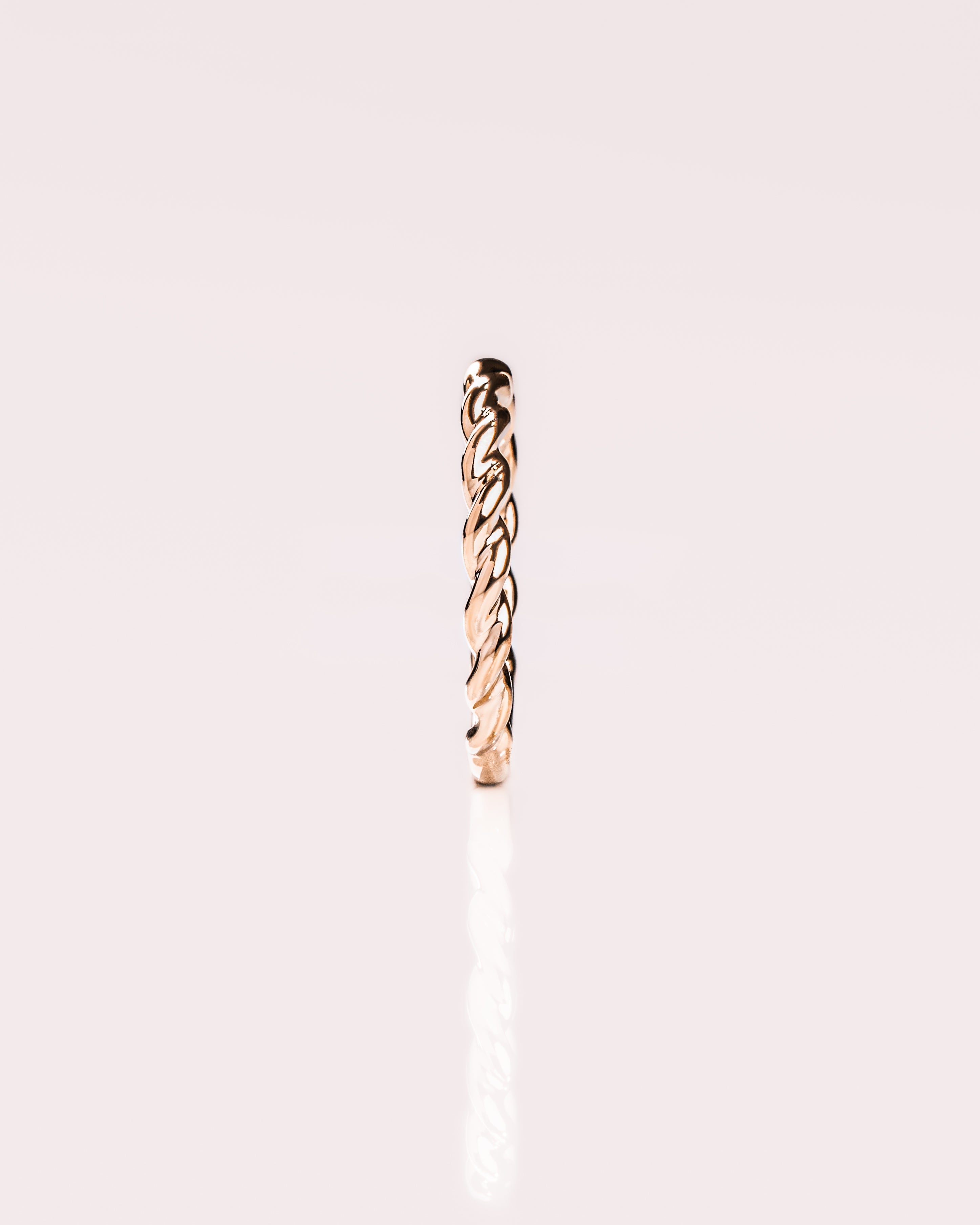 Plain Twisted Stacking Wedding Band - Camila Brown