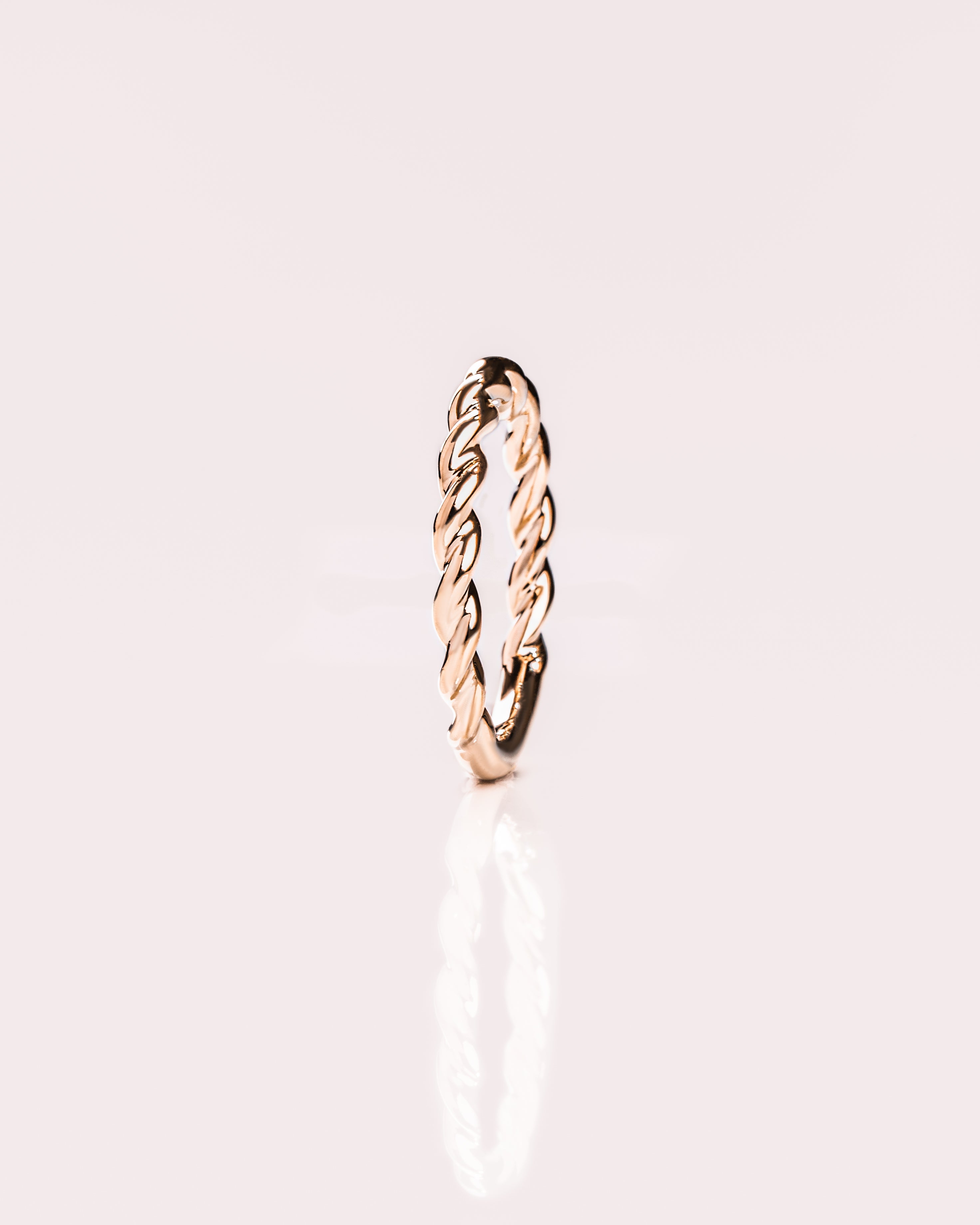 Plain Twisted Stacking Wedding Band - Camila Brown