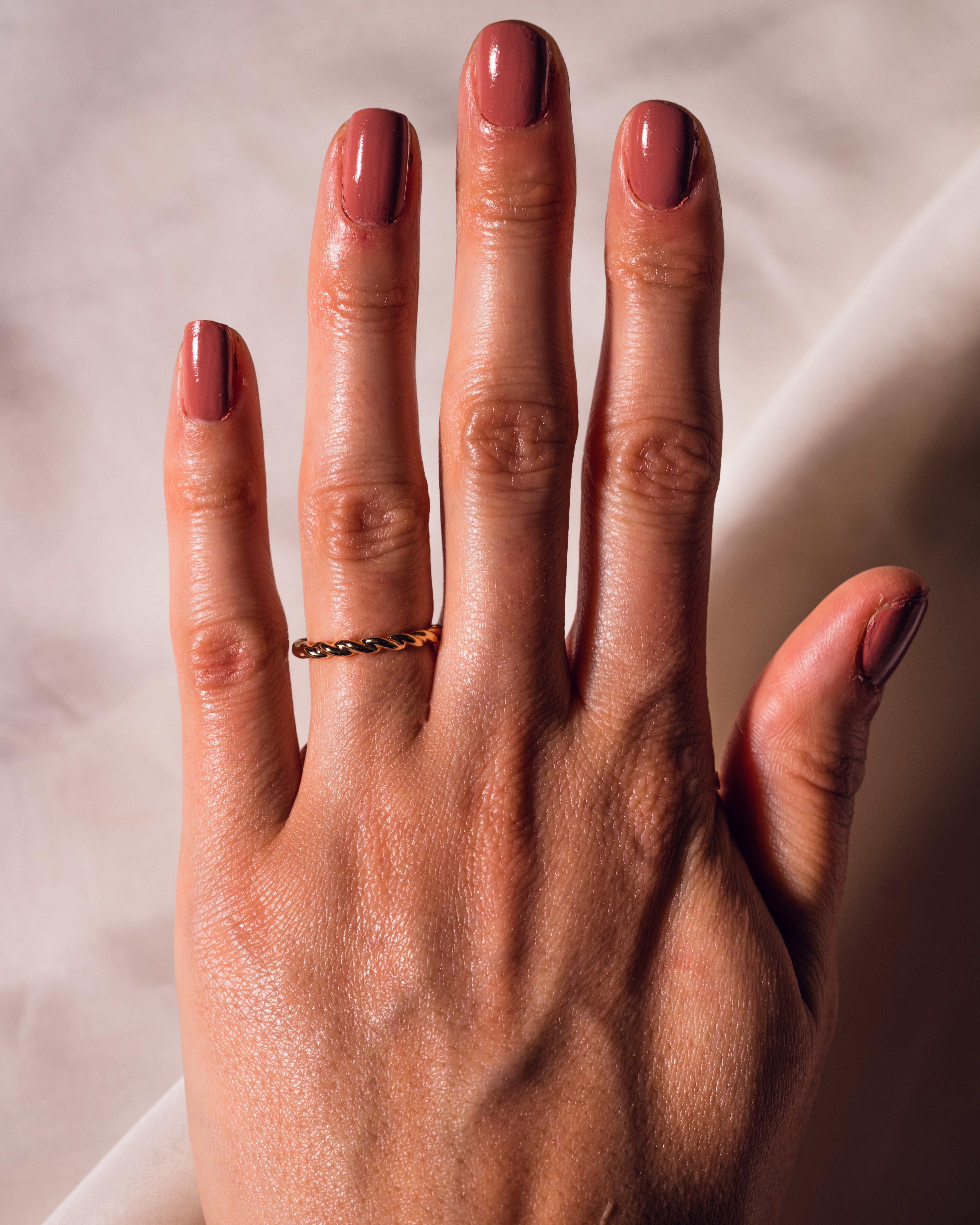 Plain Twisted Stacking Wedding Band - Camila Brown